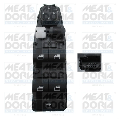 Switch, window regulator
